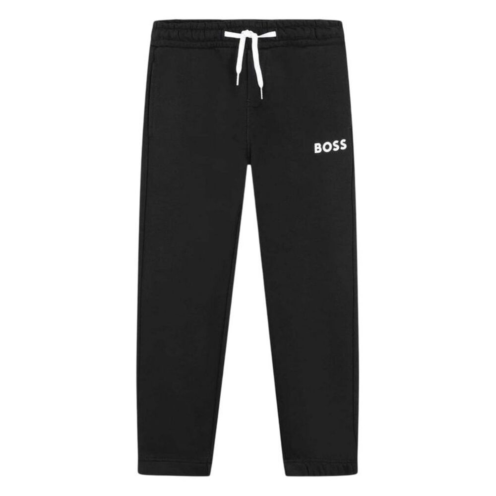Boss Childrens/Kids Logo Joggers / Black